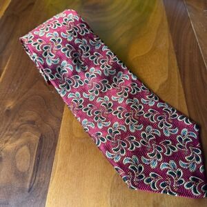 Robert Talbott Red and Gold Floral Tie